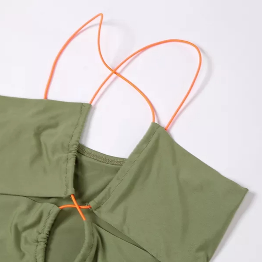 💋DRAWSTRING ROPE HOLLOW-OUT DRESS!!! - Picture 7 of 15